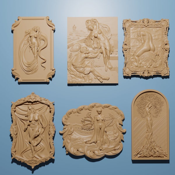 Nude Stl Cnc Files for Wood - Etsy