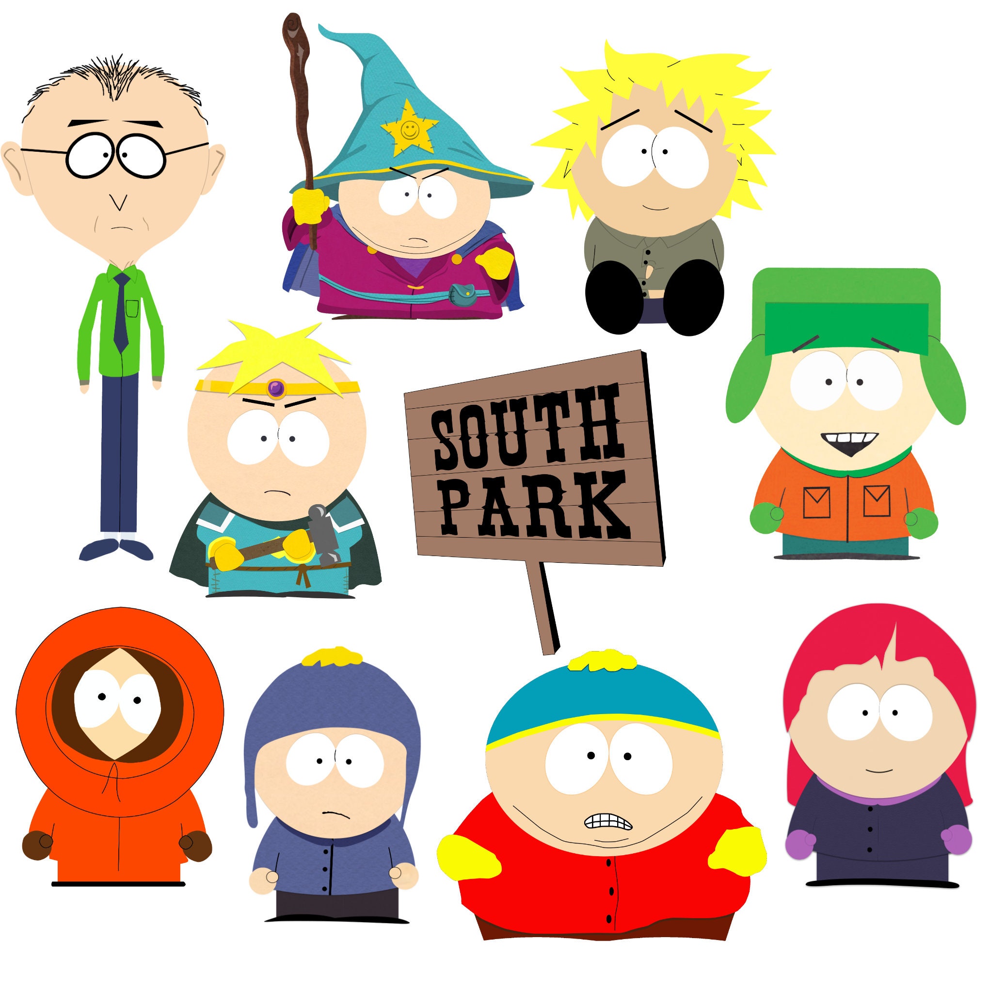 South Park Png Bundle Cartoon South Park Clipart - Etsy Canada
