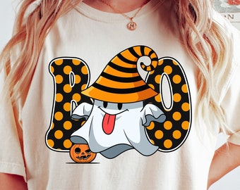 Halloween Boo Shirt, Halloween Ghost Shirt, Halloween Cute Shirt, Kids Halloween Shirt, Spider Halloween Shirt, Toddler Halloween Shirt