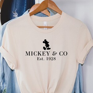 Mickey & Co 1928 Shirt, Retro Vintage Disney Shirt, Retro Mickey And Co, Disneyworld Shirts, Disney Vacation Shirt, Disney Family Trip Shirt