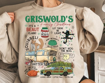 Griswold Christmas Sweatshirt, Griswold Co Sweater, Christmas Tree Farm Shirt, Family Vacation Match, National Lampoon's Christmas Vacation