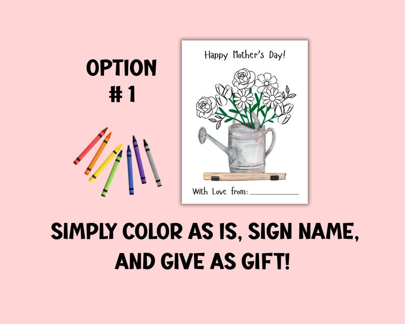 Flower Cut and Paste Craft Printable, Mothers Day Flower Bouquet ...