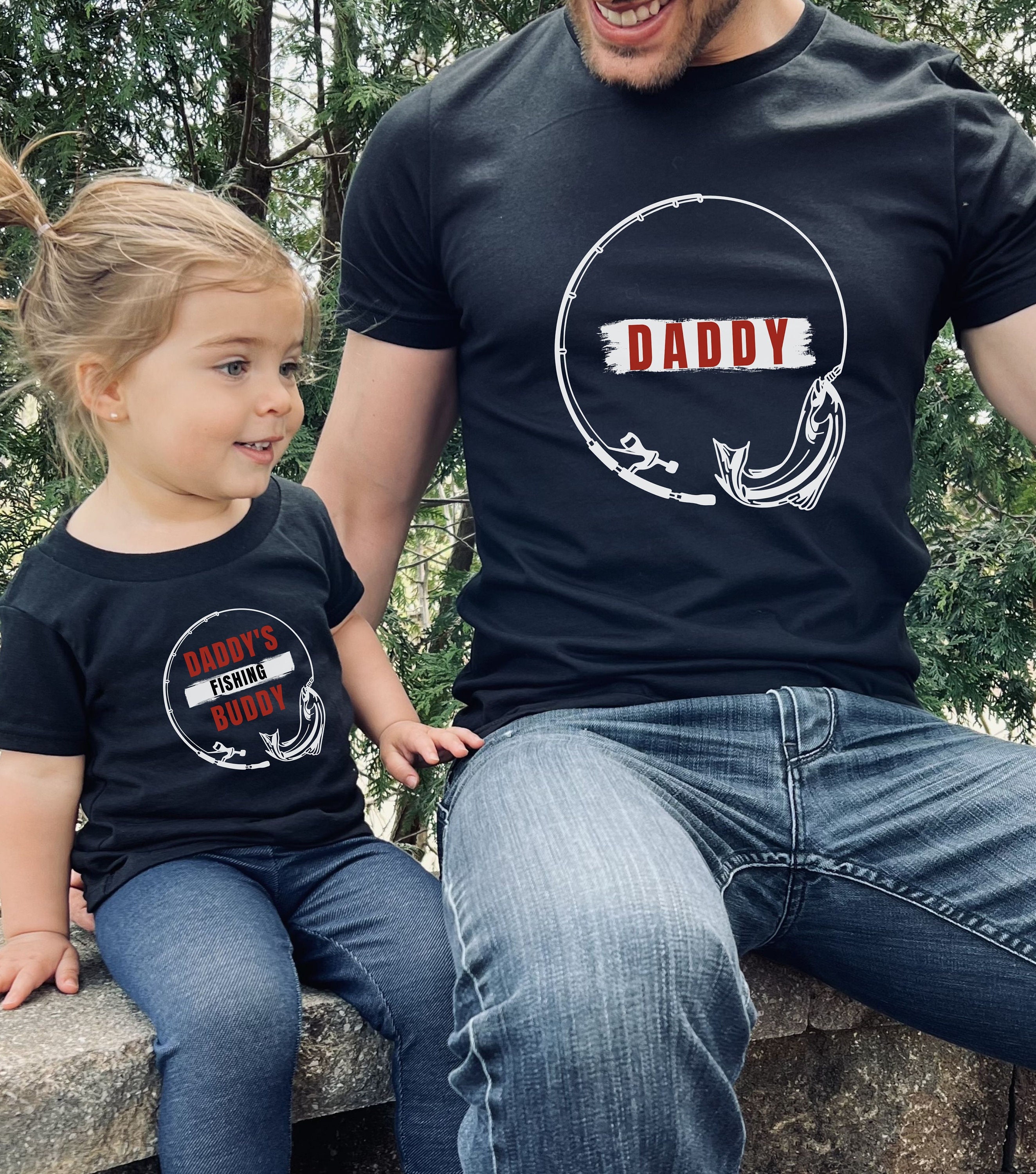 Matching Daddy and Me Fishing Shirts, Matching Tees for Daddy and