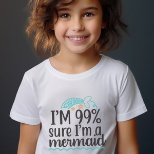 Kids Mermaid Tee mermaid shirt kids fantasy t-Shirt girls Tshirt girls gift kids clothes girls beach shirt girls vacation Tshirt Vacation