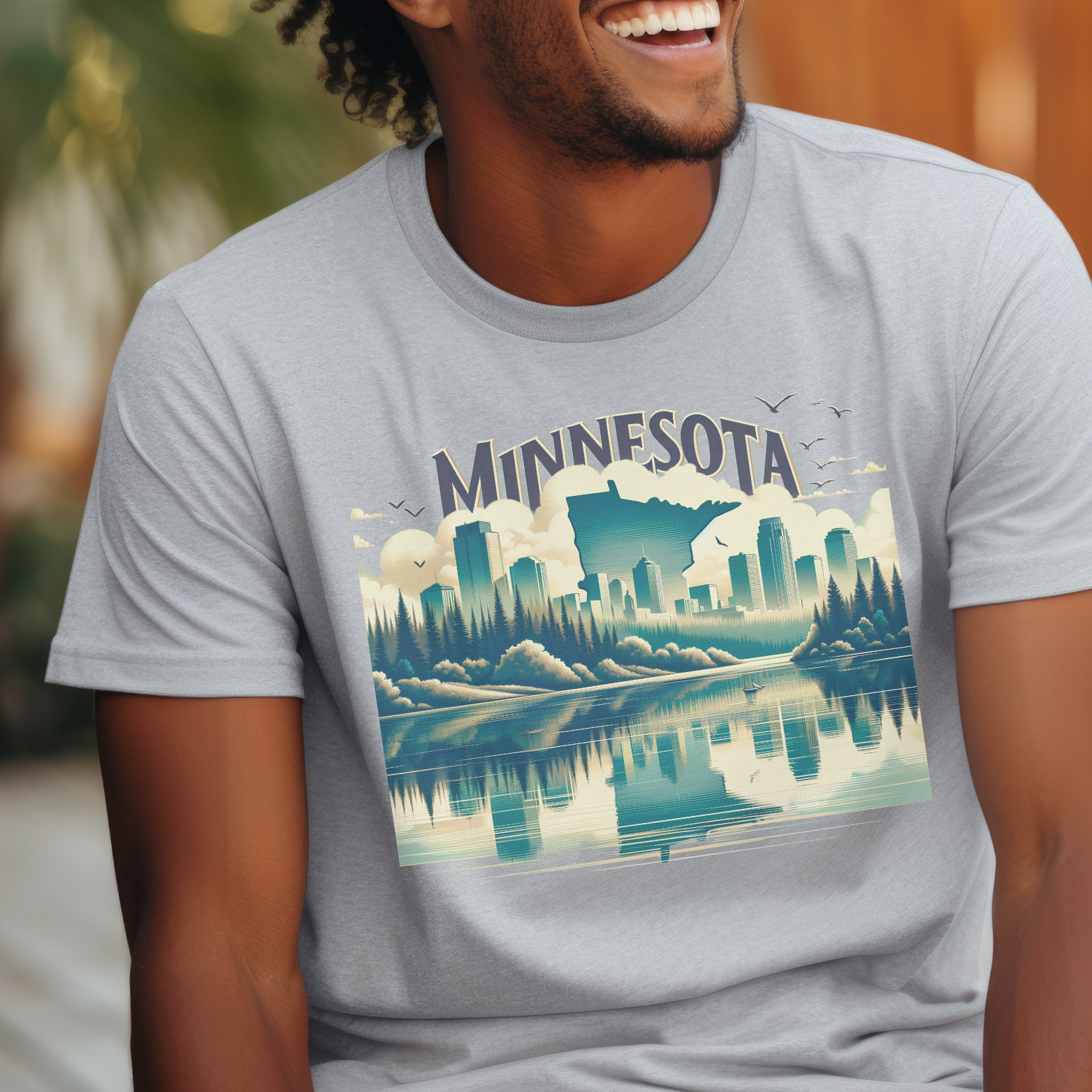T-shirt Minnesota North Stars Style Vintage/distressed - Unisexe - Neuf Avec étiquettes - Marque GYSI Group
