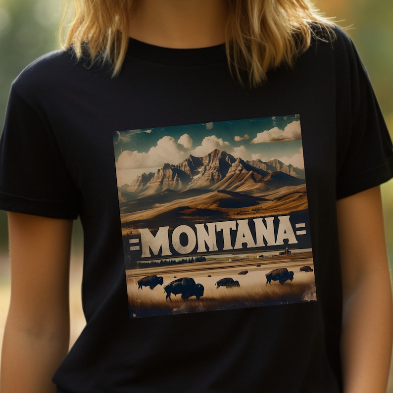 Montana Print Shirt Coffee Multi main image 1
