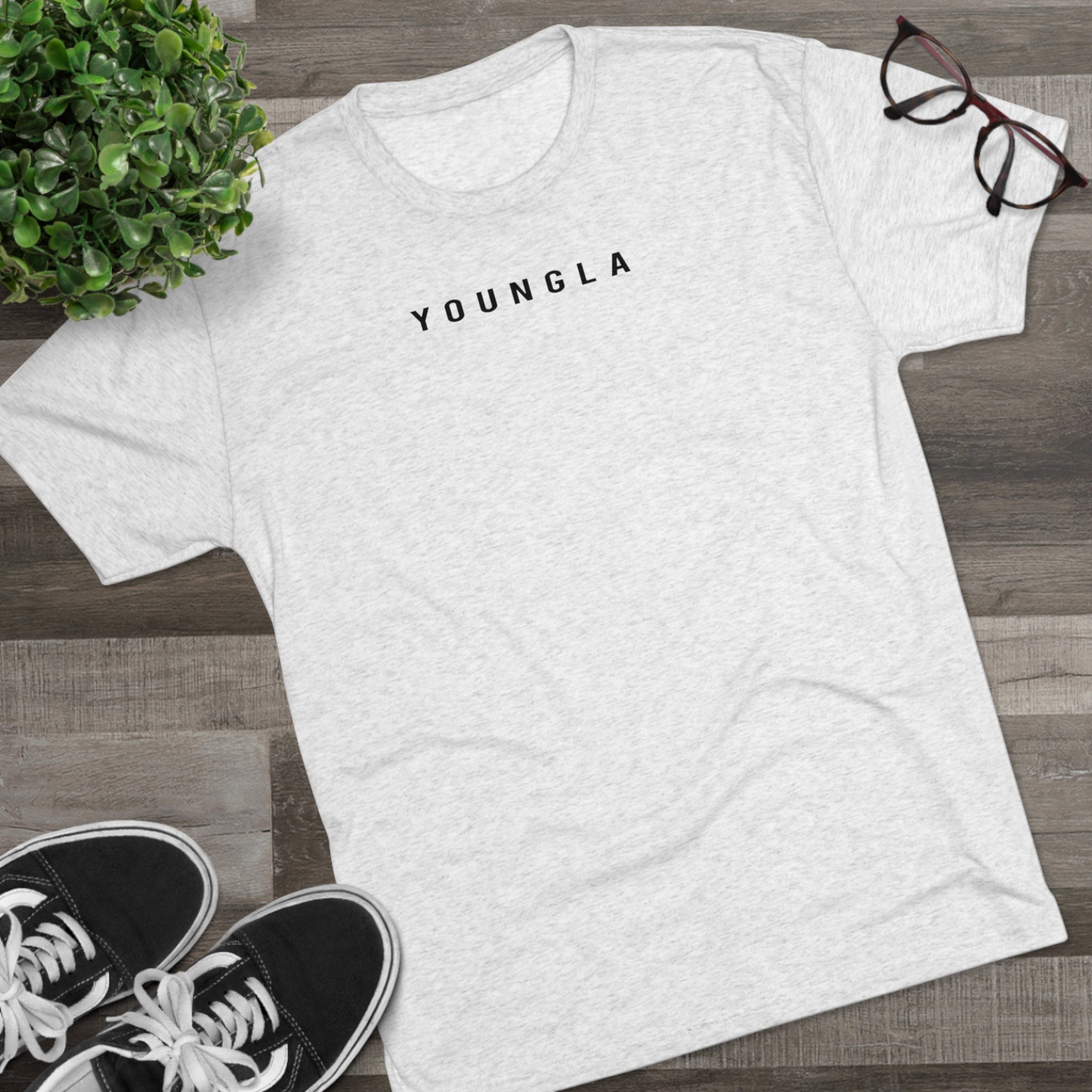 YOUNGLA Unisex Tri-blend Crew Tee 