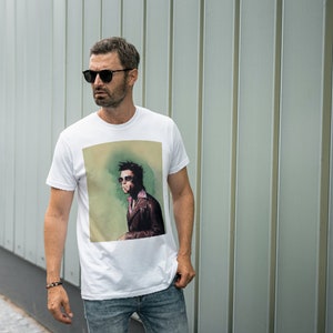 Fight Club - Tyler Durden - Brad Pitt - Unisex Kurzarm T-Shirt