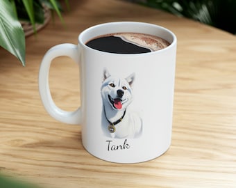 Custom Pet Mugs | Custom Pet Art | Custom Pet Gift | Dog Gift | Pet Gift | Holiday Gift | Coffee Lover | Pets | Birthday Gift | 11oz