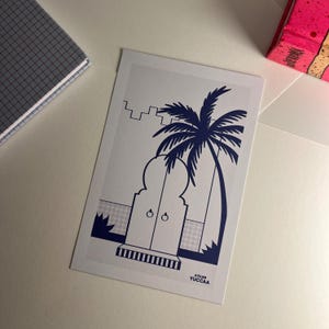 Carte postale - Illustration Maroccan vibes