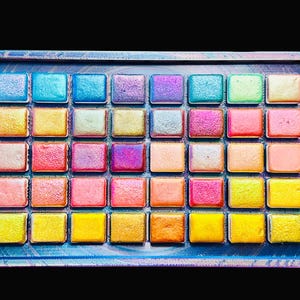 Full set of 40: super color shift watercolors