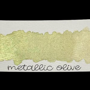 No. 41 Metallic Olive Watercolor Paint