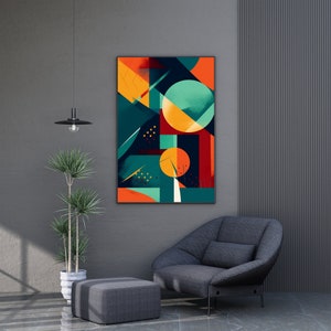 Modern Abstract Geometric Wall Art - DIGITAL DOWNLOAD - Digital Prints, Printable Wall Art,  Abstract Wall Art, Geometric Wall Art, Wall Art