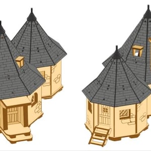 Hagrid Hut, Laser fil Download Svg Dxf
