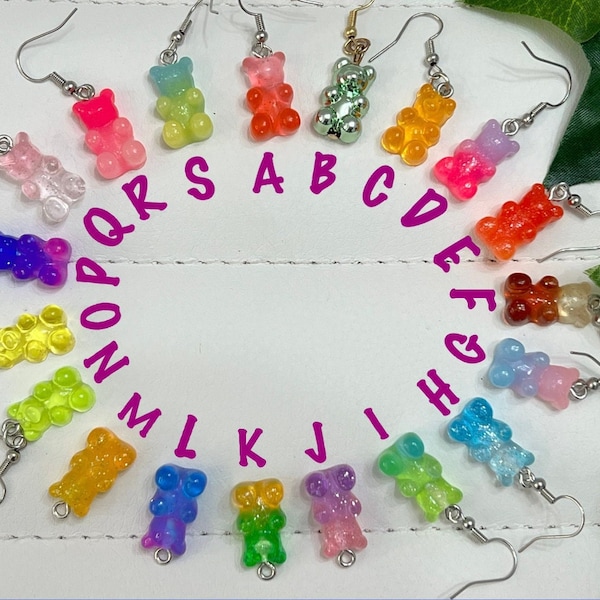 GUMMY BEAR dangle earrings