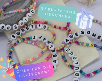 Idea de regalo de pulsera de cumpleaños, regalo de joyería de cumpleaños, idea de 40 cumpleaños, 30 cumpleaños, 18 cumpleaños, recuerdo de cumpleaños