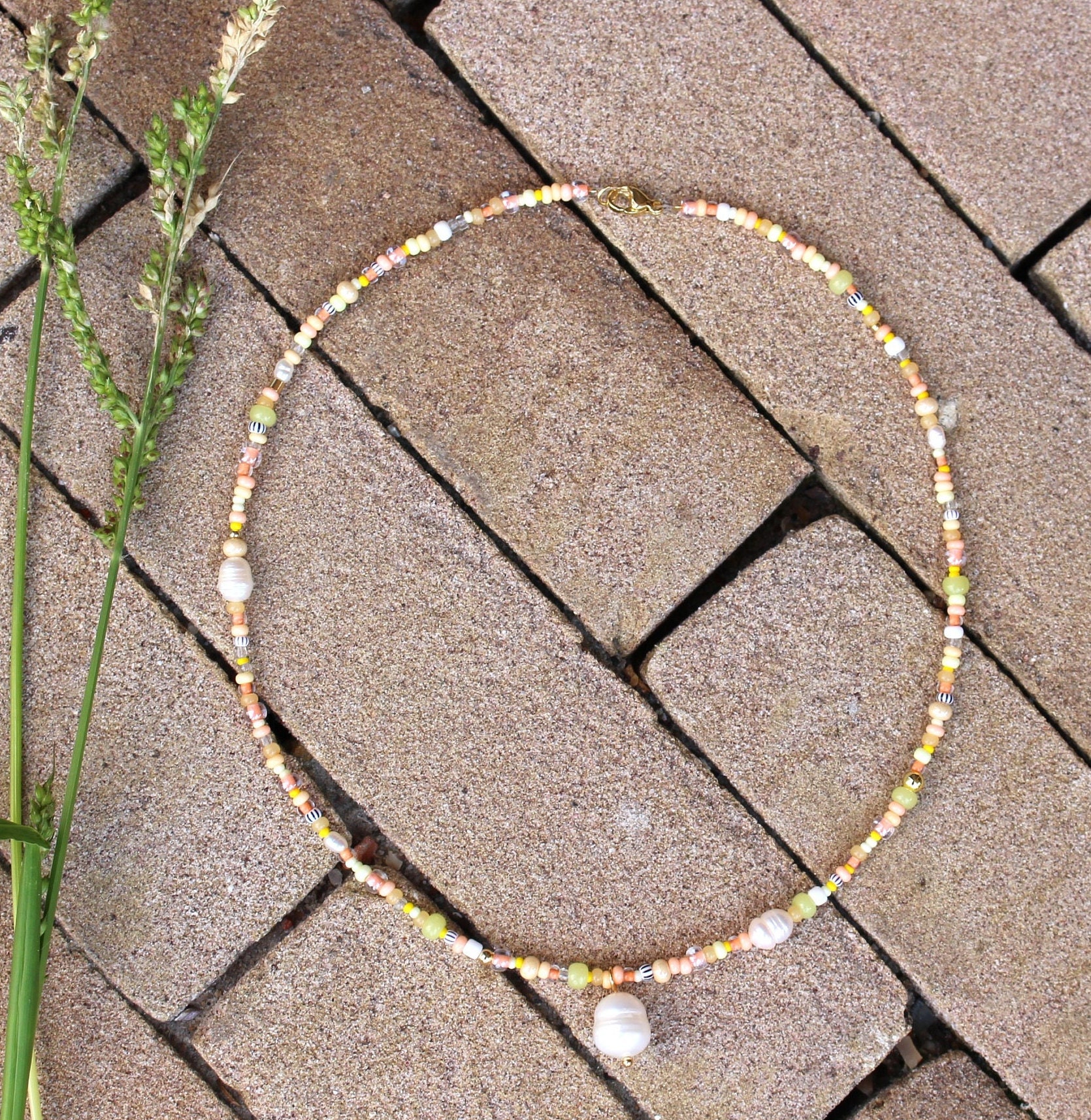 Böhmischen Sommer Strand Halskette Anhänger Natur Muscheln Perle Charme Kette Halskette Boho Handarbeit Trendy 1 768x768