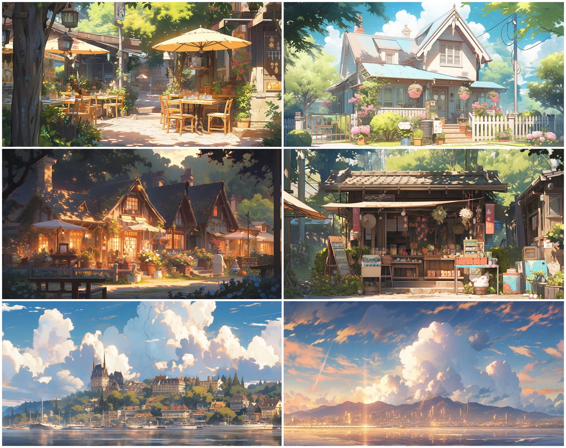 30 Anime / Ghibli Inspired Desktop Wallpaper FULL HD 1920 X 1080