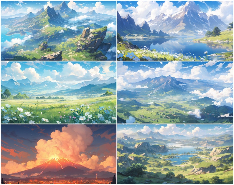 30 Anime / Ghibli Inspired Desktop Wallpaper FULL HD 1920 X 1080