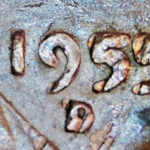 Avers du coin double 1C 1955-D RD Lincoln Cent + cadeau gratuit !