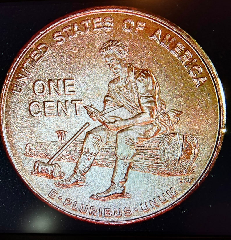 2009 Lincoln Bicentennial 95% COPPER Penny No Mint Mark “formative ...