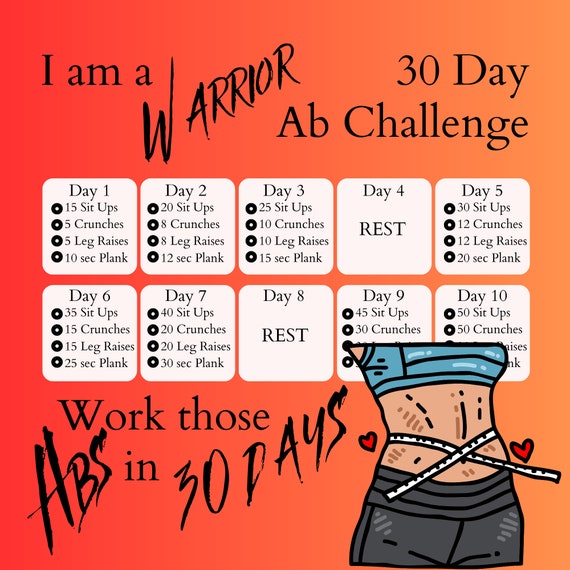 30 Day Fitness Challenge Before And After