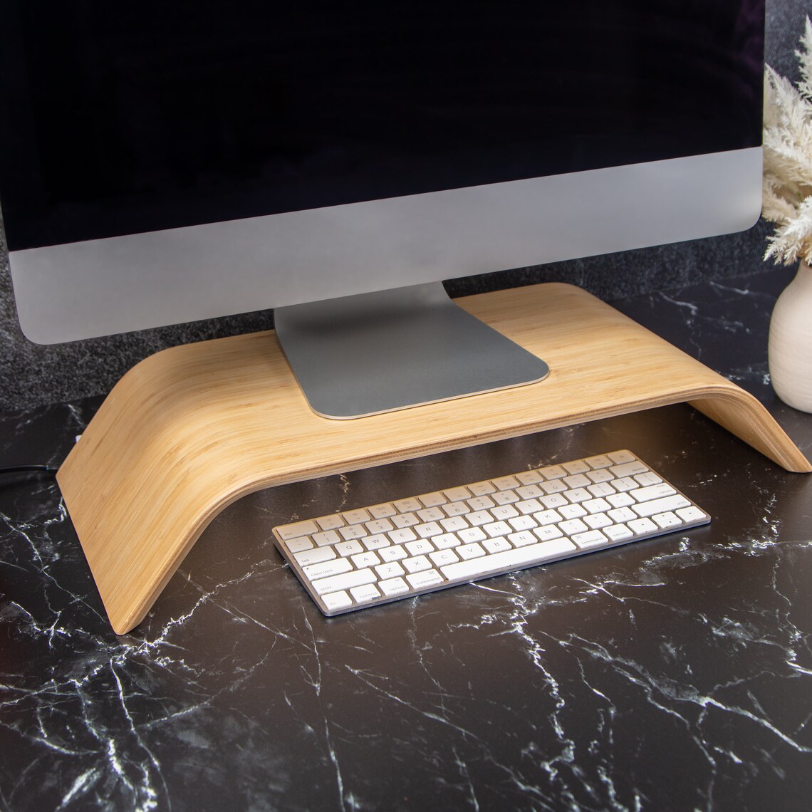 Monitor Stand Computer Stand Laptop Stand Wood Monitor Riser TV Stand