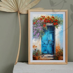 Mediterranean Blue Door