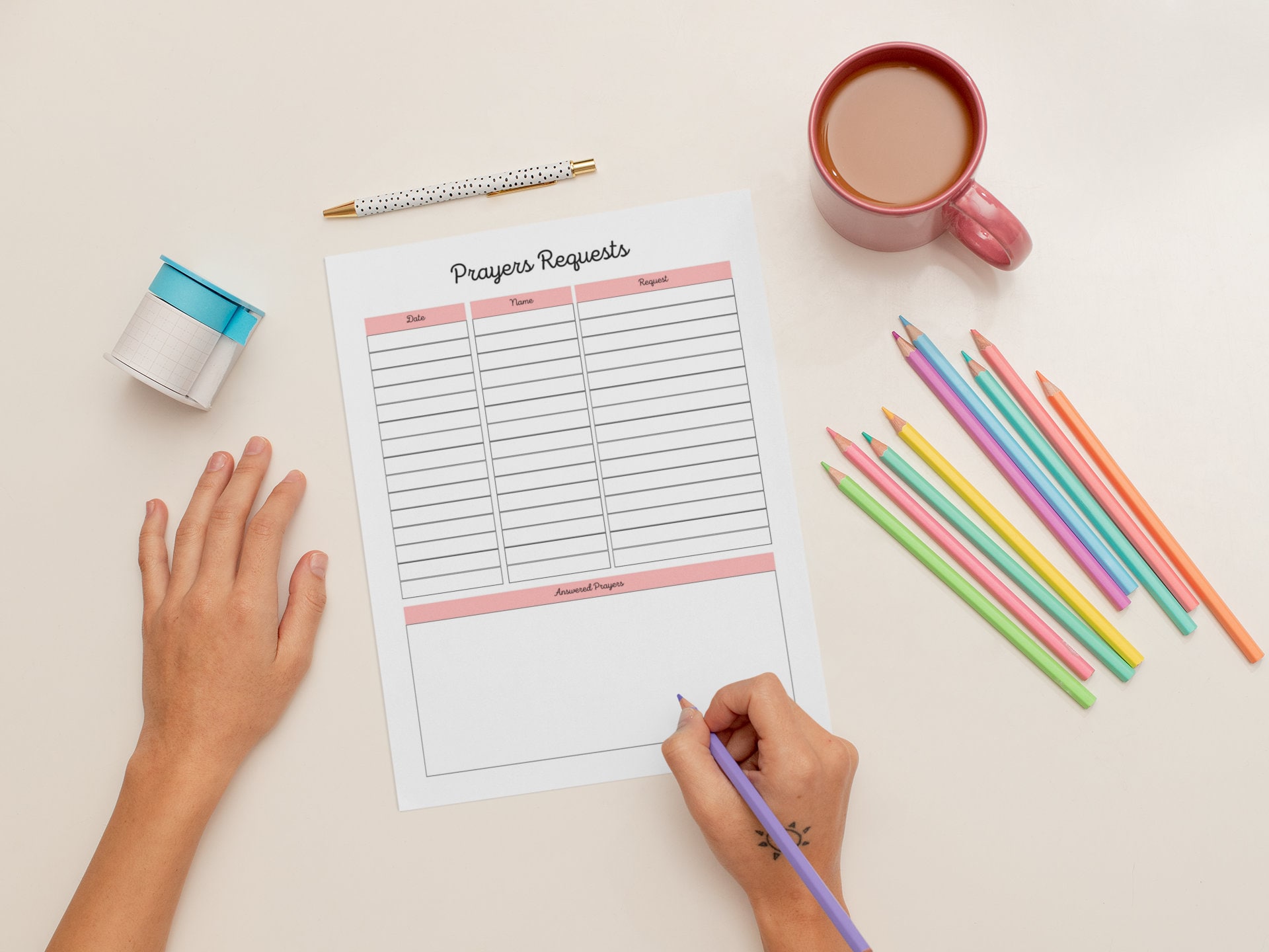 Prayer Journal and Bible Study Printable and Digital Bundle - Etsy
