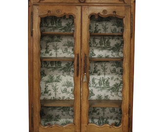 19th Century French Country Cherrywood Bookcase