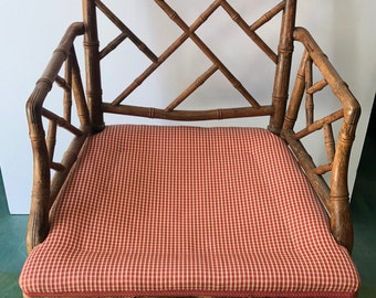 Mid Century Faux Bamboo Chair