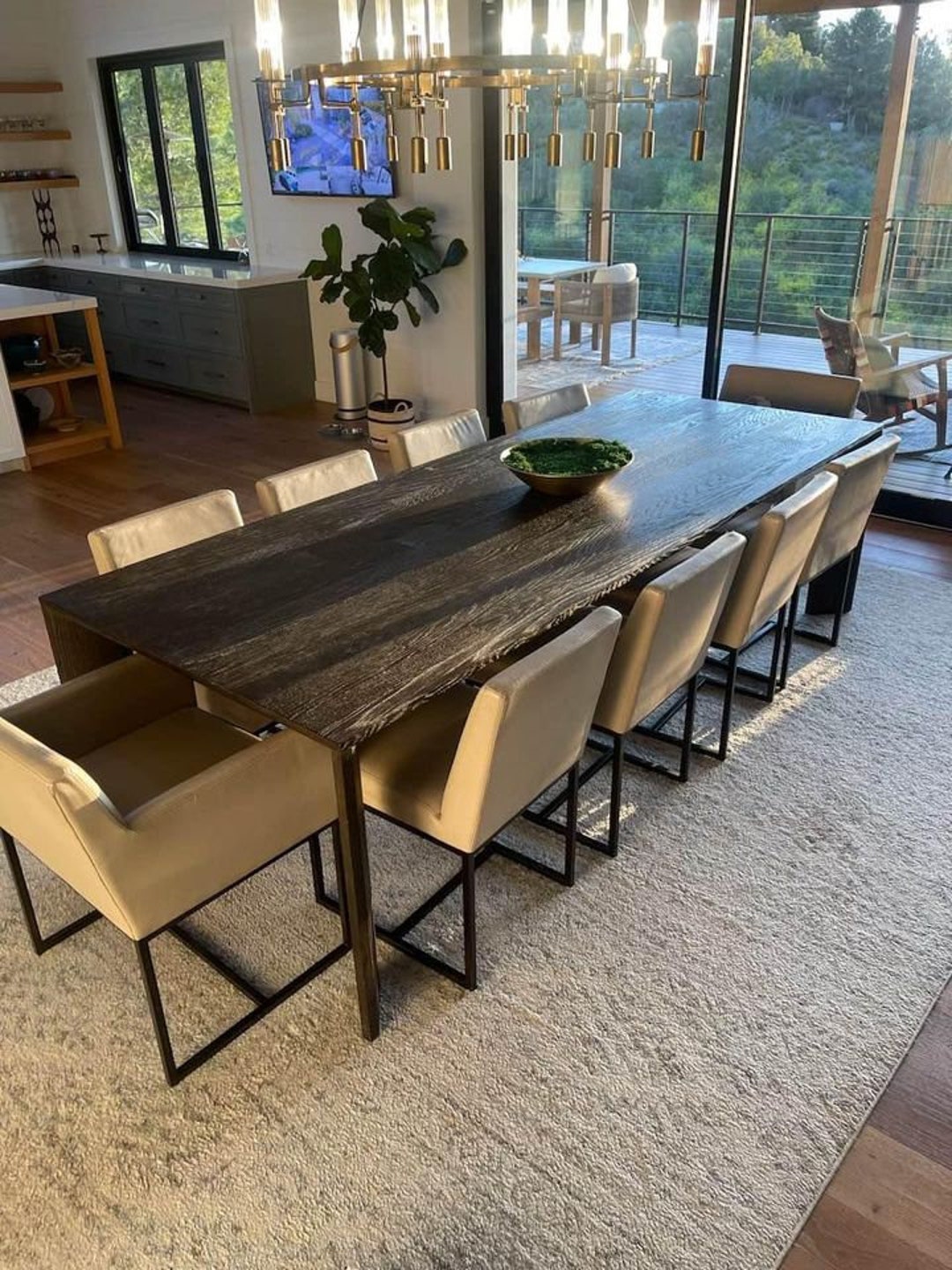 Restoration Hardware Arles Rectangular Dining Table Set With Etsy