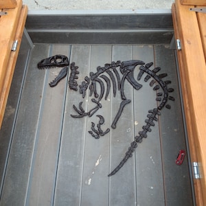 Fossil Replica Raptor Skeleton Decoration