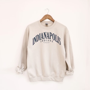 Indianapolis Sweatshirt | Cozy & Chic City Pullover for All | Perfect Gift for Indy Lovers | Exclusive Indianapolis, IN Souvenir and Apparel