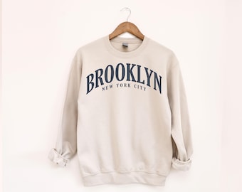 Brooklyn Sweatshirt | Vintage-Style Crewneck Pullover