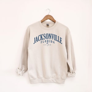 Jacksonville Sweatshirt | Cozy Unisex Florida City Pullover | Perfect Gift for Jacksonville Locals & Fans | Unique FL Souvenir | Pride Top