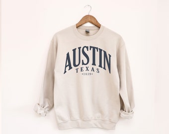 Austin Texas Sweatshirt | Unisex Capital City Souvenir Pullover