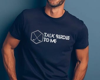 Couples Golf Shirts- Talk Birdie To Me, Funny Golf Shirt, Golf Gifts for Men, Golf Gifts for Women, Golf Couple, Custom Golf Tee Golf Tank