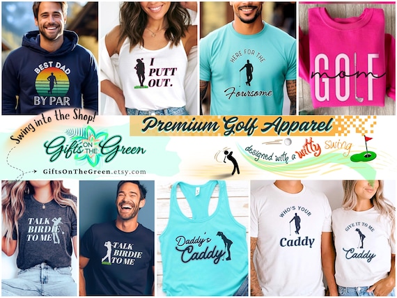Funny Couples Matching Golf Shirts- Foursome Golf Tee, Funny Golf