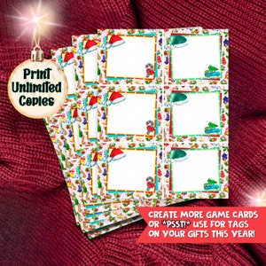 Great Adult gift exchange game, Friendsmas game and Pass the Gift Game! This Christmas gift exchange game digital download will make for a great Christmas adult game. White elephant game instructions included, along with christmas gift tags.