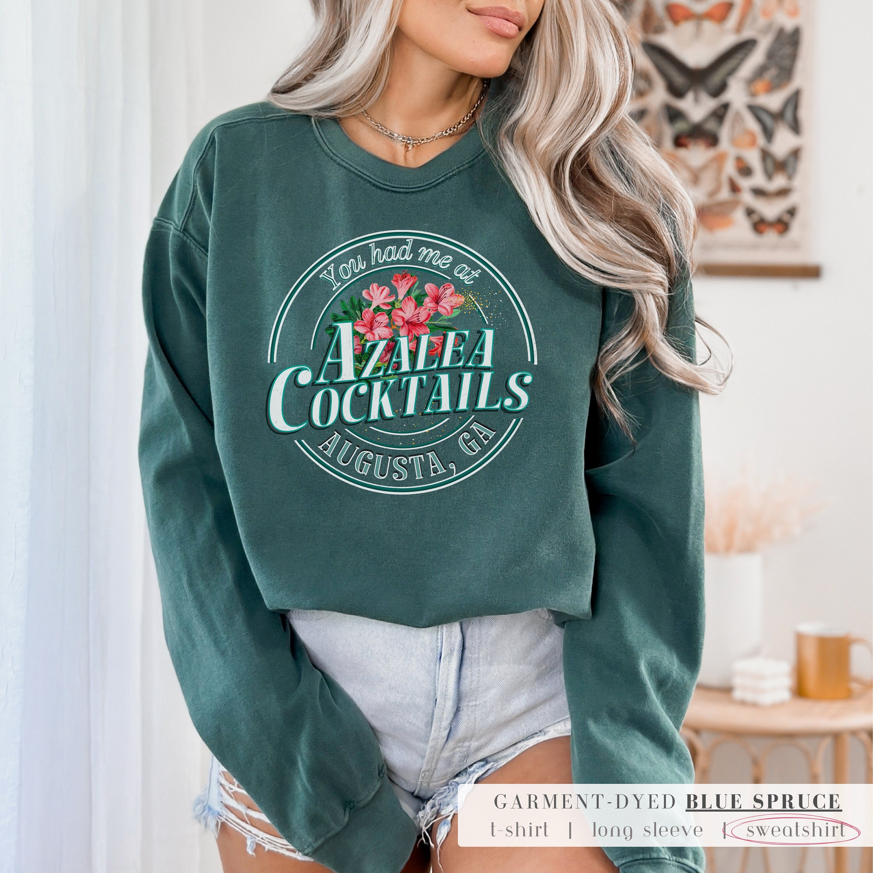 Golf Sweatshirt Women ONE HALF OF LADIES AMATUER AT AUGUSTA