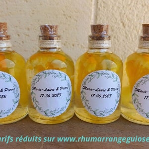 Rhum arrangé 50 ml Cadeaux invités Mignonettes/Bouteilles image 1