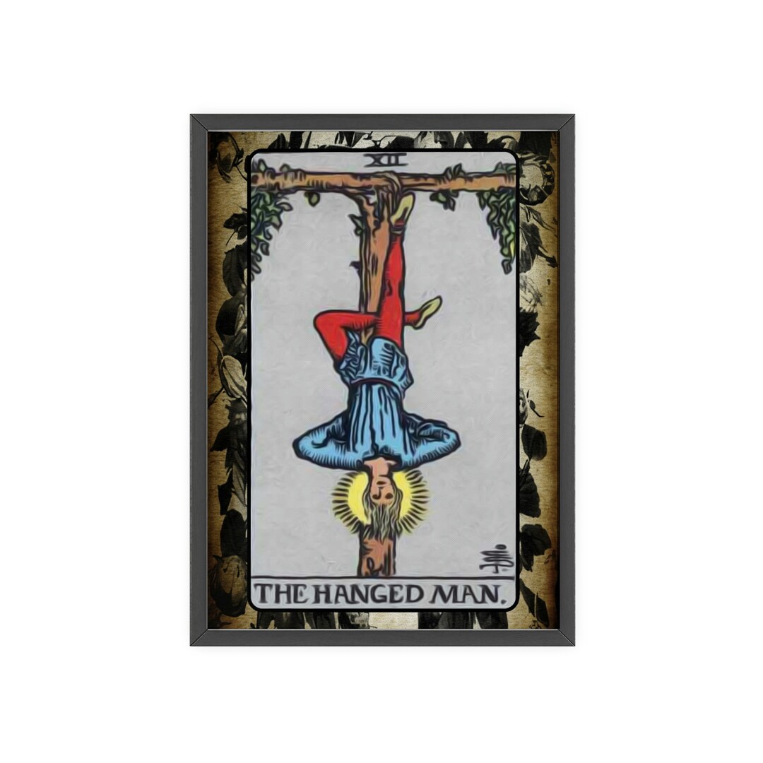Tarot Card XII the Hanged Man Etsy
