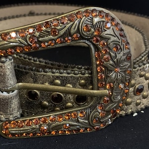 Western Cowgirl Rhinestone Bling Belt