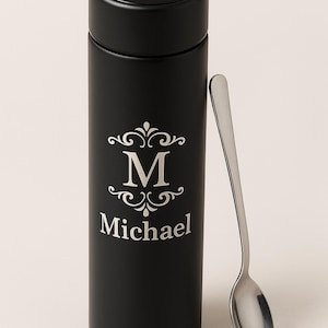 Personalized Smart Thermos with LED Display | Custom Name or Design Engraving