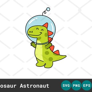 Dinosaur Astronaut SVG, PNG, eps, jpg, pdf digital download