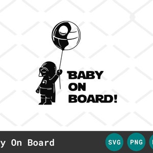Baby On Board SVG, PNG, eps, jpg cyfrowe pobieranie