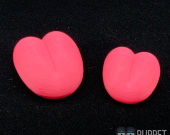 3D Printed Puppet Tongue: Lightweight, Pink/Red, Large/Small Sizes