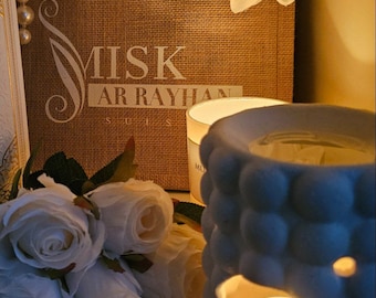Minimalist wax warmer fragrance lamp room fragrance bubble form scented wax waxmelts burner