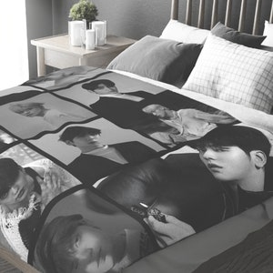 TxT Blanket | Yeonjun, Soobin, Beomgyu, Taehyun, Heuningkai, OT5, TxT Bias, Tomorrow x Together, TxT Merch